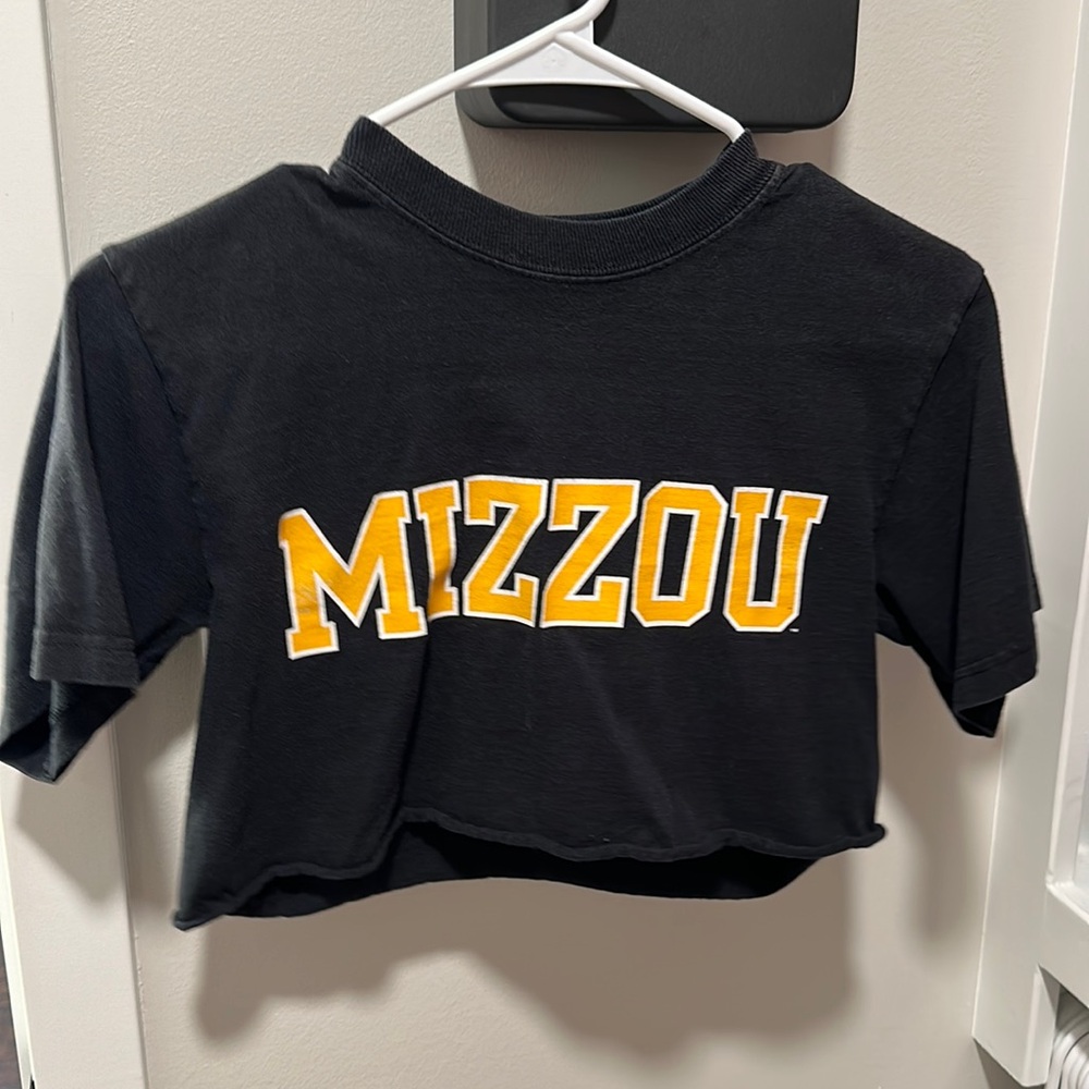 Mizzou game day crop top